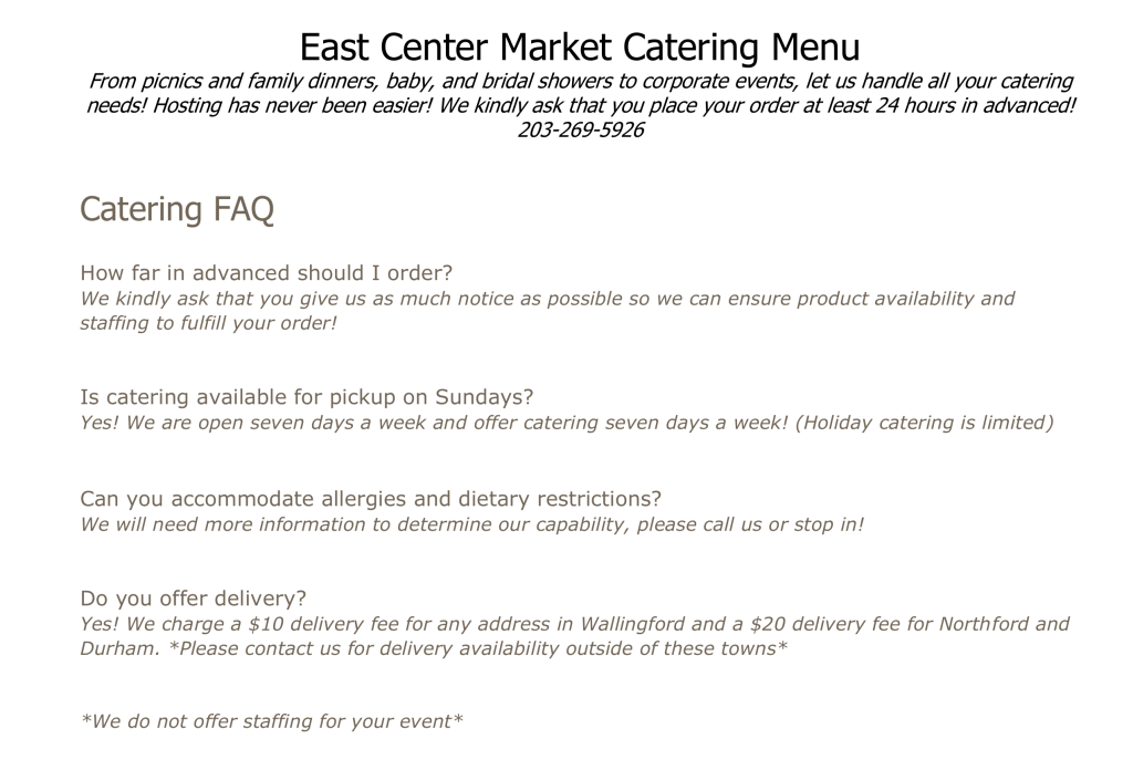 Catering Page 3